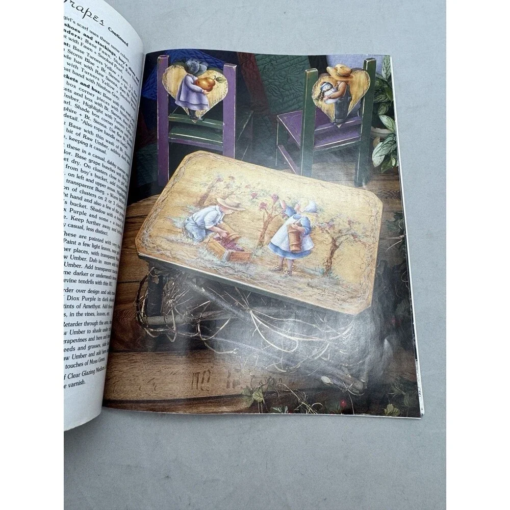 Angel Twigs Book 1 Decorative Painting Book Helan Barrick Instructions Pattern